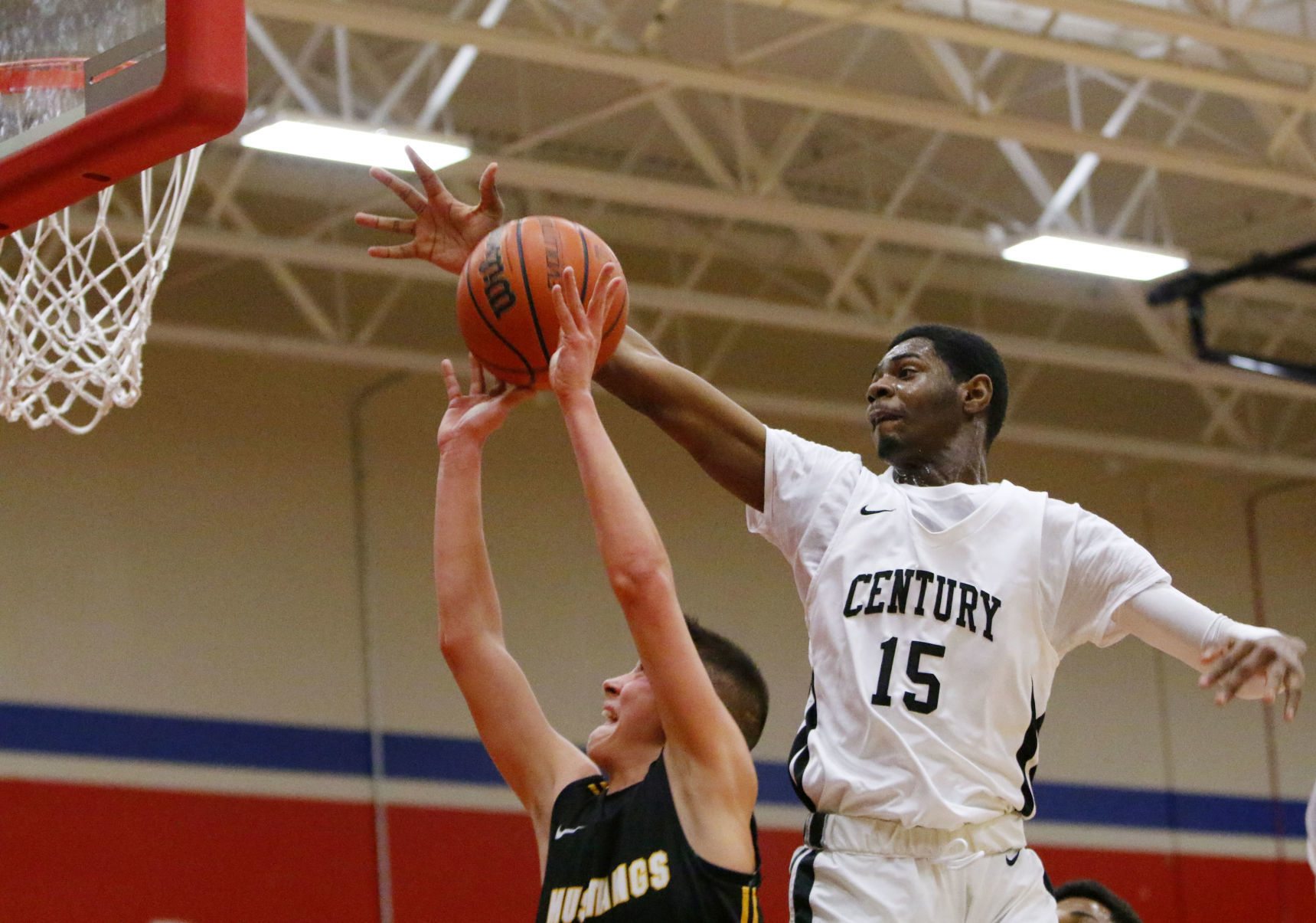Kouts at 21st Century boys basketball